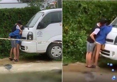 Đoạn phim quay cảnh một cặp đôi đang làm tình giữa đường