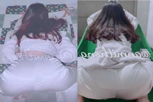 Nữ sinh xinh đẹp trong áo dài sôi nổi ham muốn tình dục