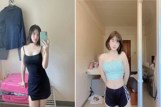 Tóc ngắn quyến rũ lén lút bên đồng nghiệp